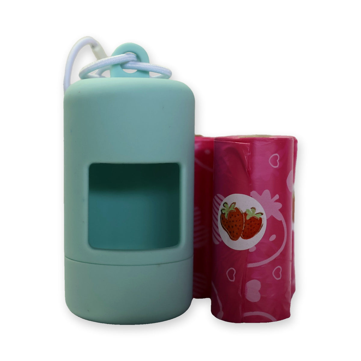 Dispensador de bolsitas azul