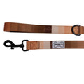 Correa Chocolate degradado café con placa Bad Bone